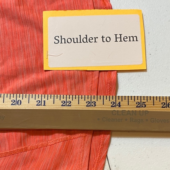 Athleta Vibrant Orange Racerback Tank - Picture 7 of 7